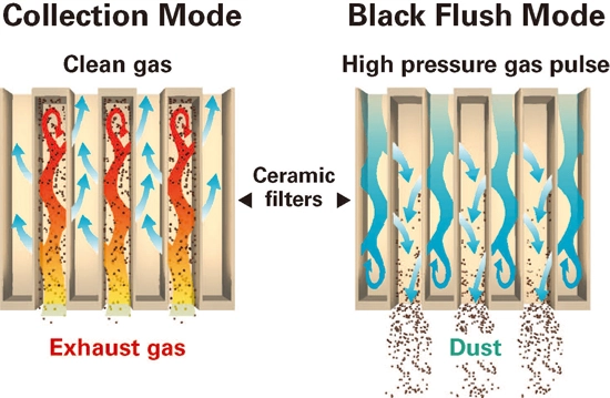Backflushing procedure