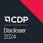 The logo of the CDP Discloser 2024